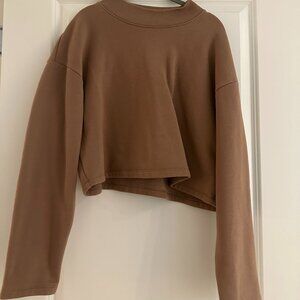 OAK + FORT Mock-neck Sweatshirt in Medium (M)